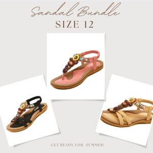 🩴 NIB Sandal Bundle Size 12 🩴